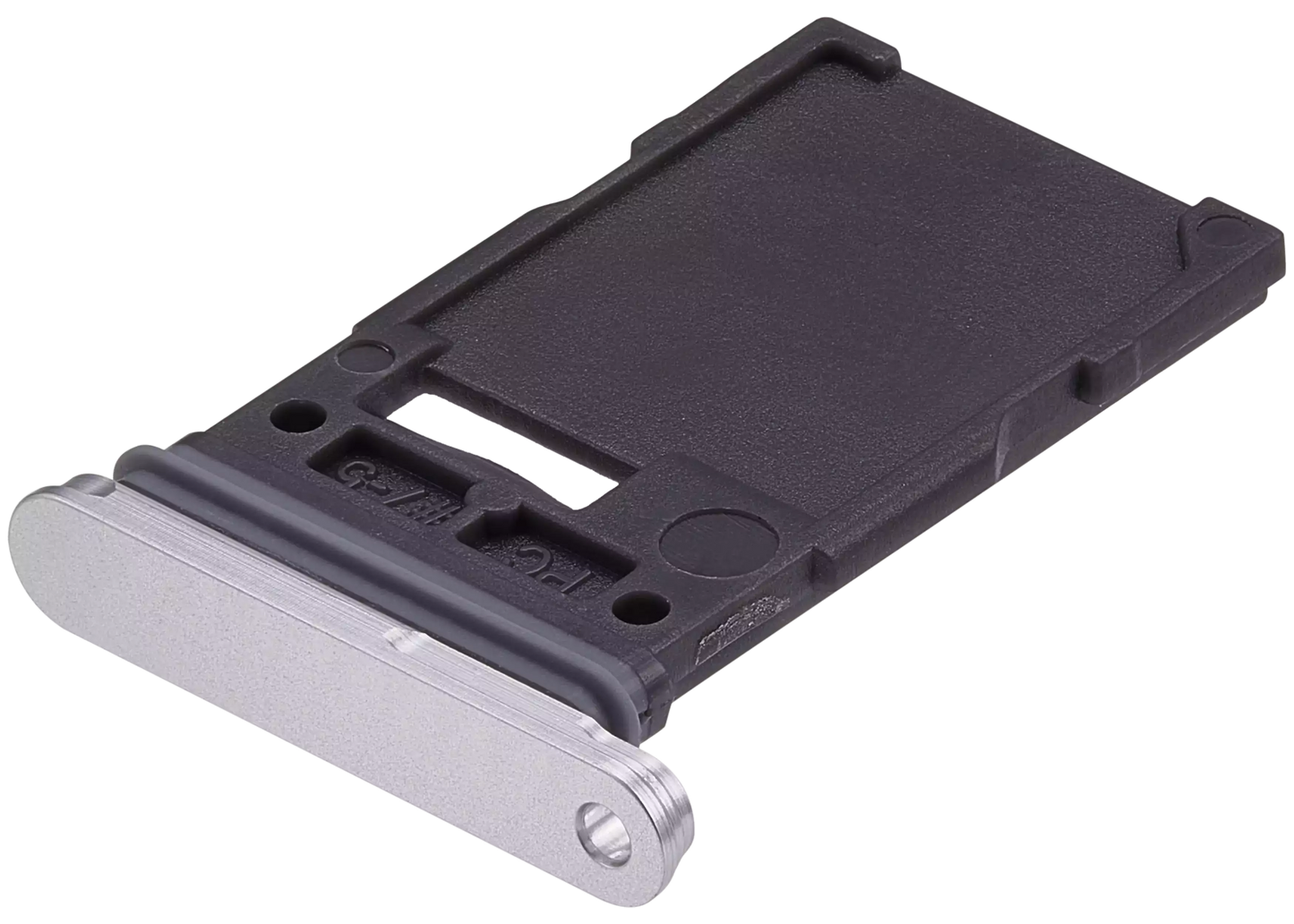 Single Sim Card Tray For Samsung Galaxy S24 5G / S24 Plus 5G (Marble Gray)