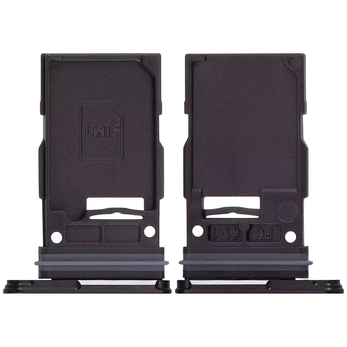 Single Sim Card Tray For Samsung Galaxy S24 5G / S24 Plus 5G (Onyx Black)