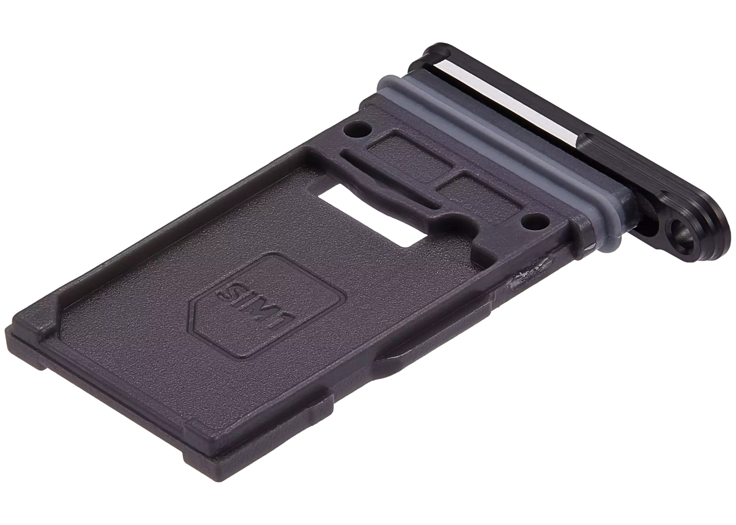 Single Sim Card Tray For Samsung Galaxy S24 5G / S24 Plus 5G (Onyx Black)