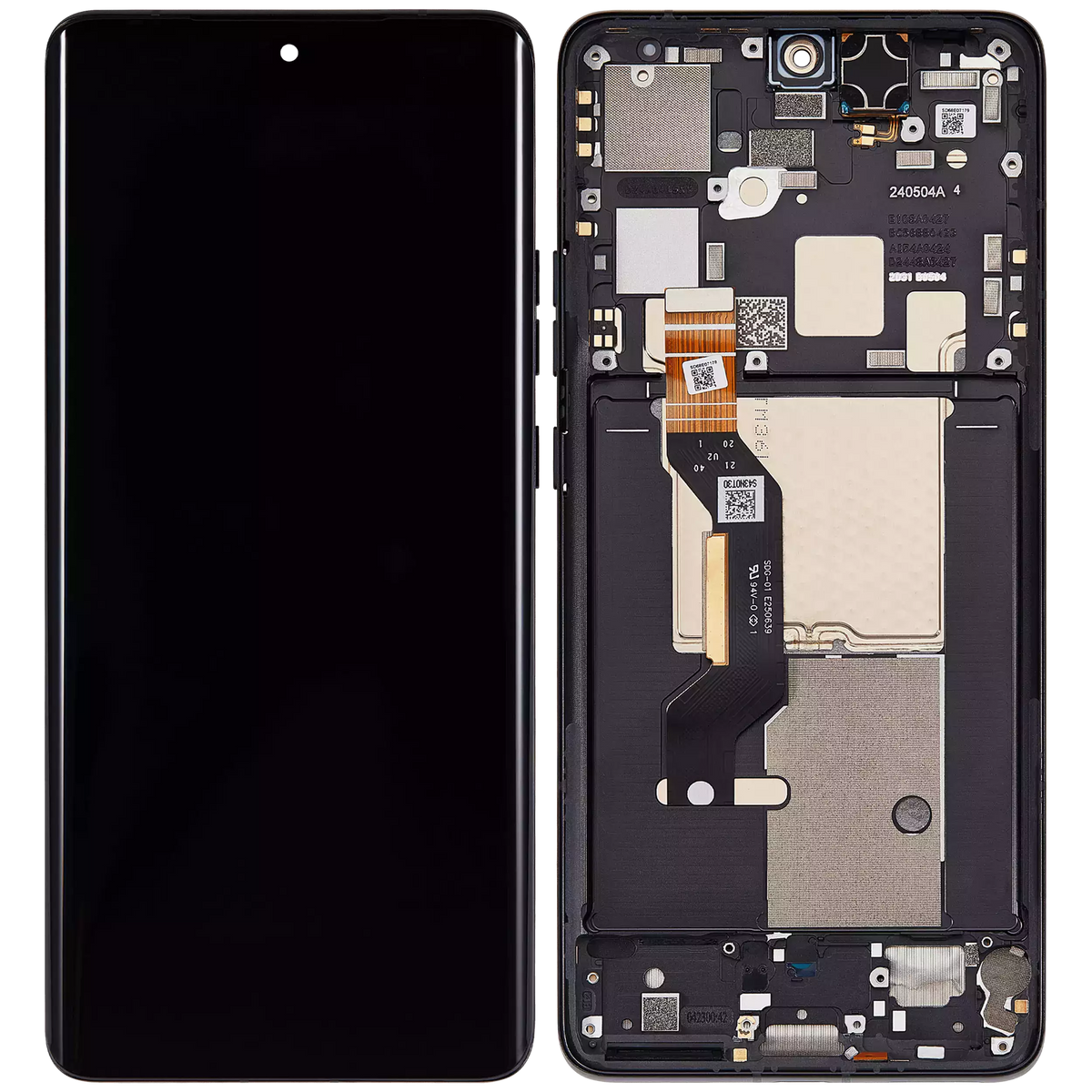 OLED Assembly With Frame For Motorola Moto Edge 50 Pro (XT2403 / 2024) (Refurbished) (Black Beauty) | SKU 107082142302 | image 6
