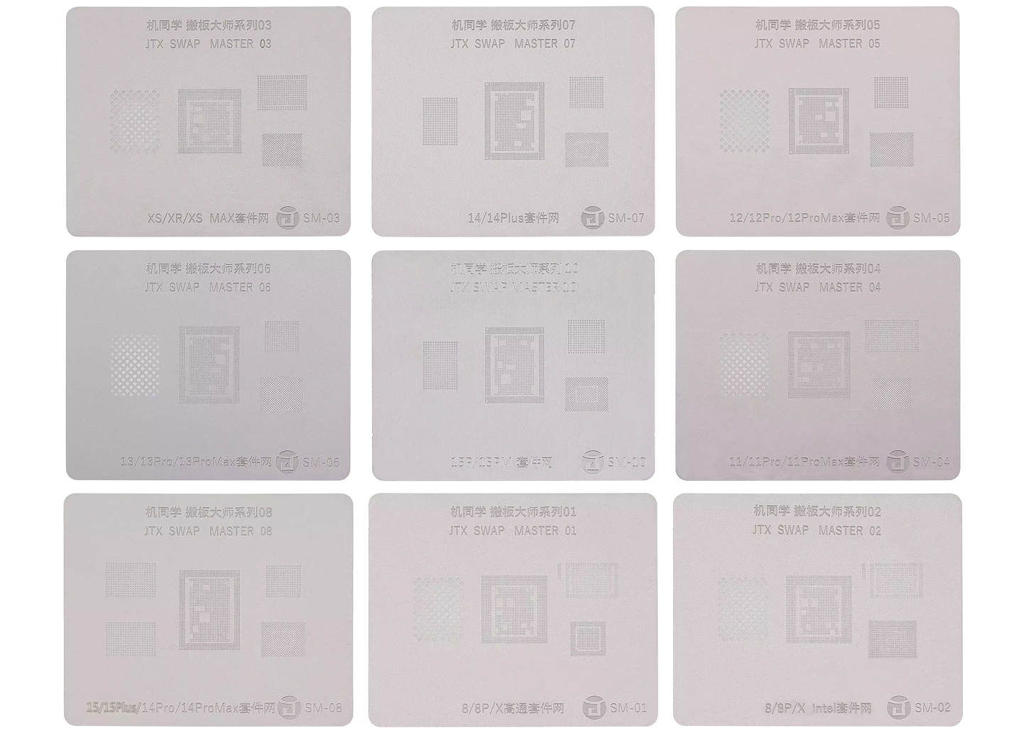 IP Reballing Platform with Magnetic Base iPhone 8-15 Series (JiTongXue)