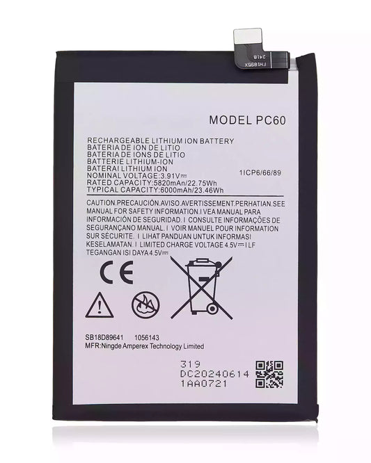 Replacement Battery For Motorola Moto G54 (XT2343 / 2023) / Moto G54 Power (XT2343-5 / 2023) / Moto G64 5G (XT2431 replacement part SKU 107082079652 image 1
