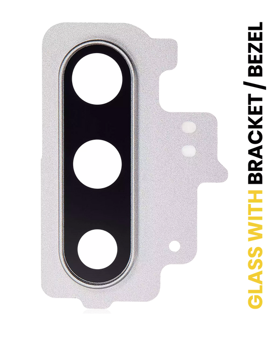 Back Camera Lens With Bracket / Bezel For Samsung Galaxy Note 10 (Aura Glow / Silver)