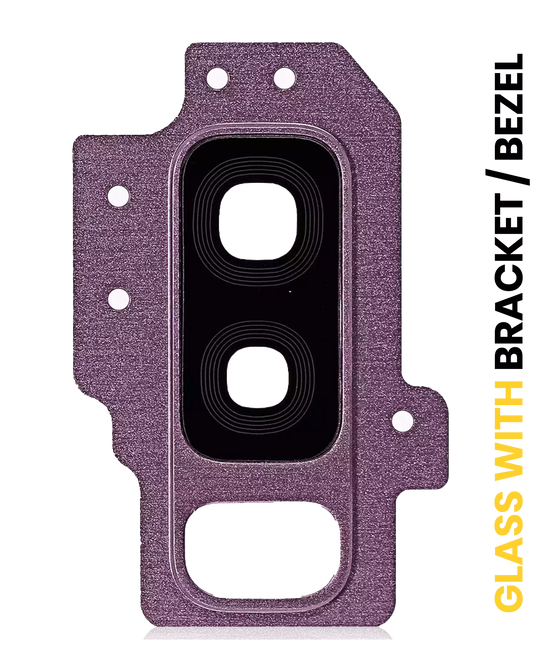 Back Camera Lens With Bracket / Bezel For Samsung Galaxy S9 Plus (Purple)