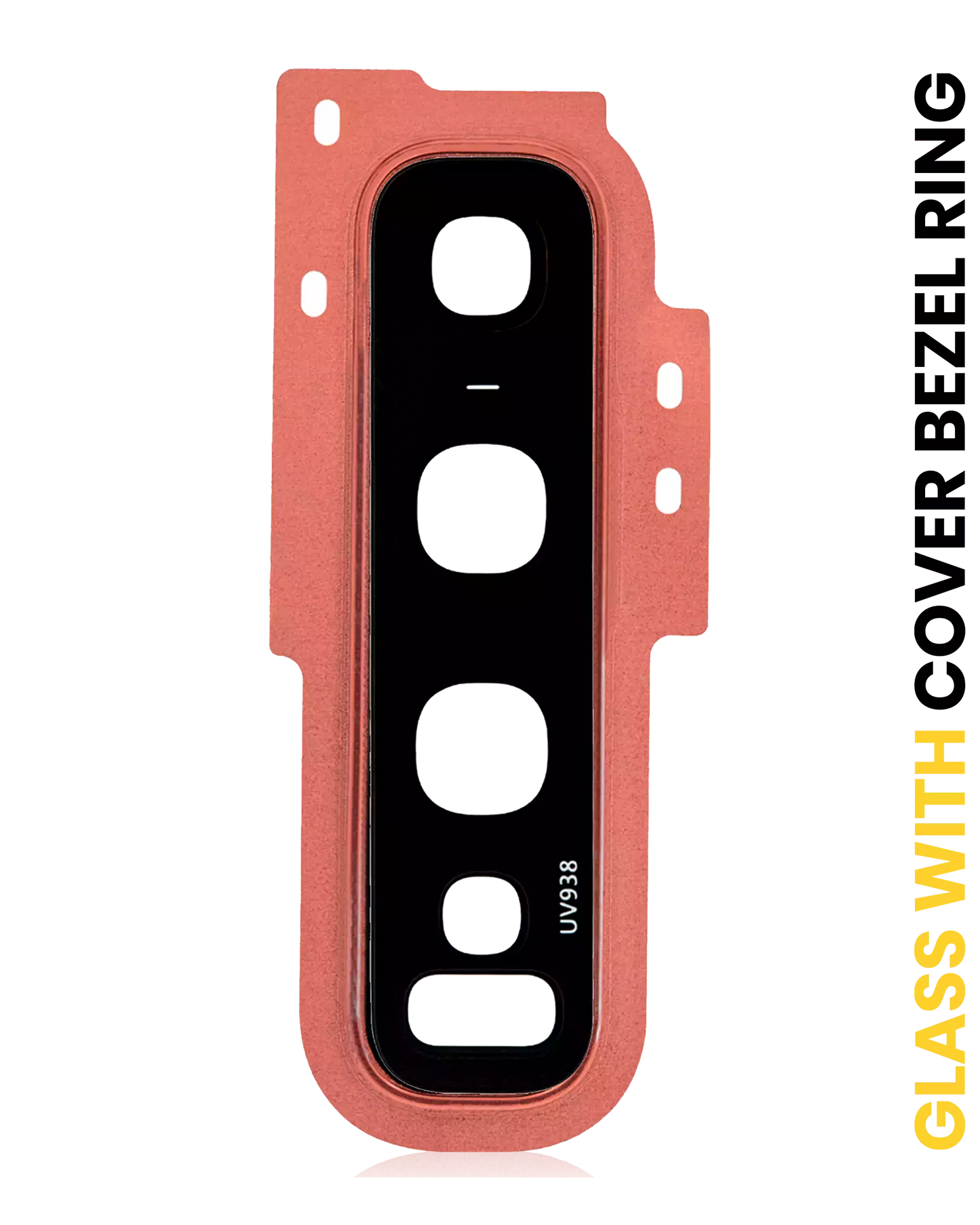 Back Camera Lens With Cover Bezel Ring For Samsung Galaxy S10 (Flamingo Pink)