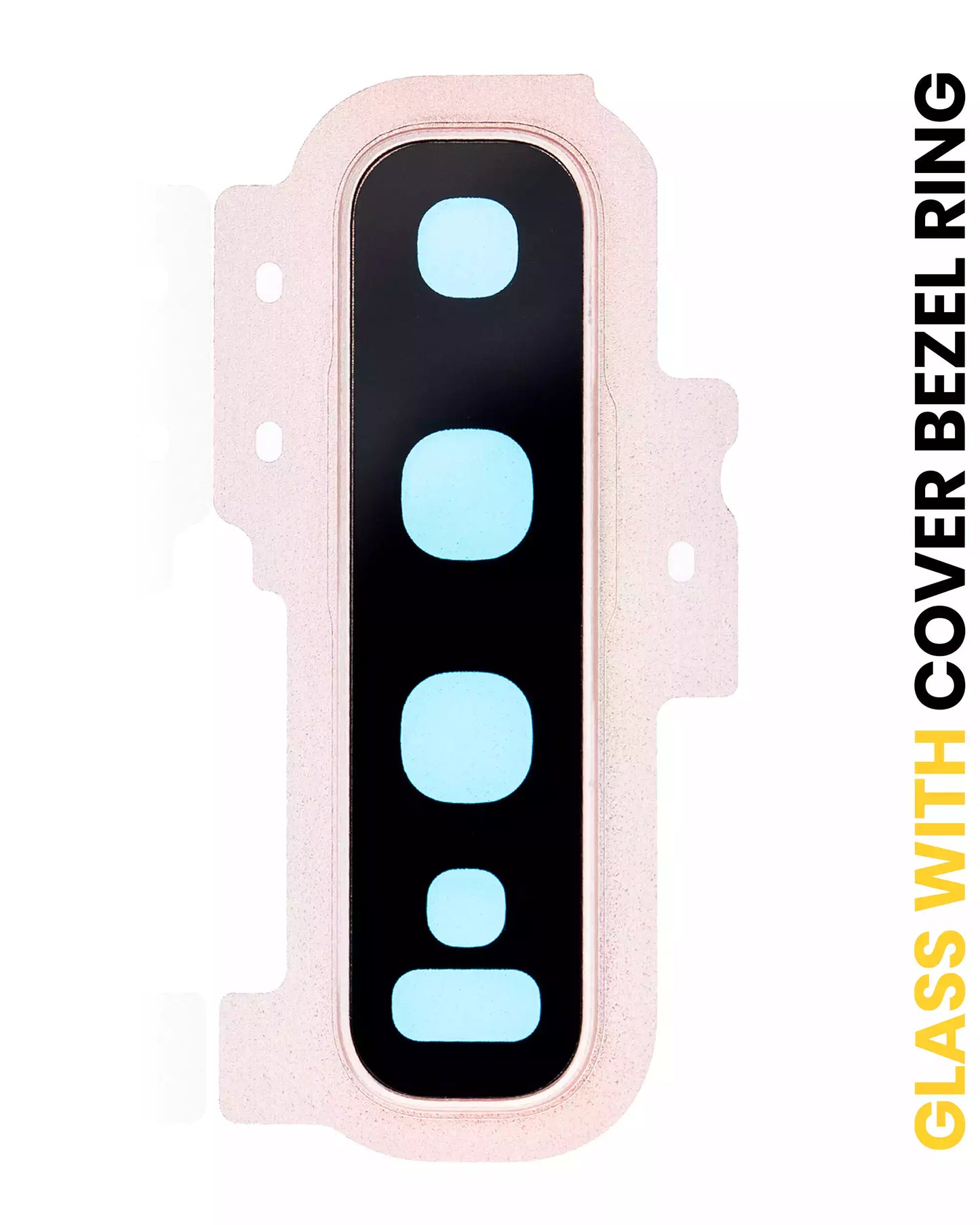 Back Camera Lens With Cover Bezel Ring For Samsung Galaxy S10 Plus (Gold)