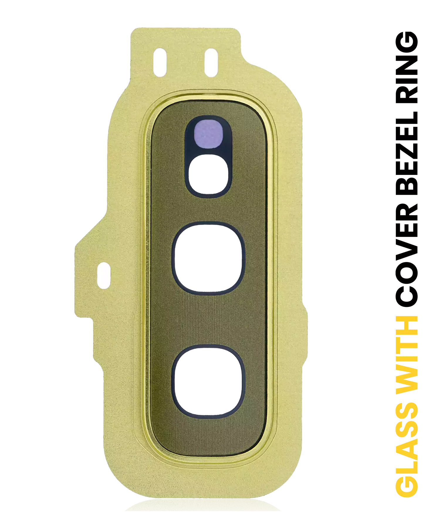 Back Camera Lens With Cover Bezel Ring For Samsung Galaxy S10E (Gold)