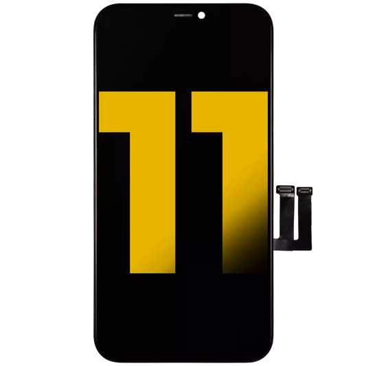 LCD Assembly With Steel Plate Pre-Installed For iPhone 11 (Refurbished)