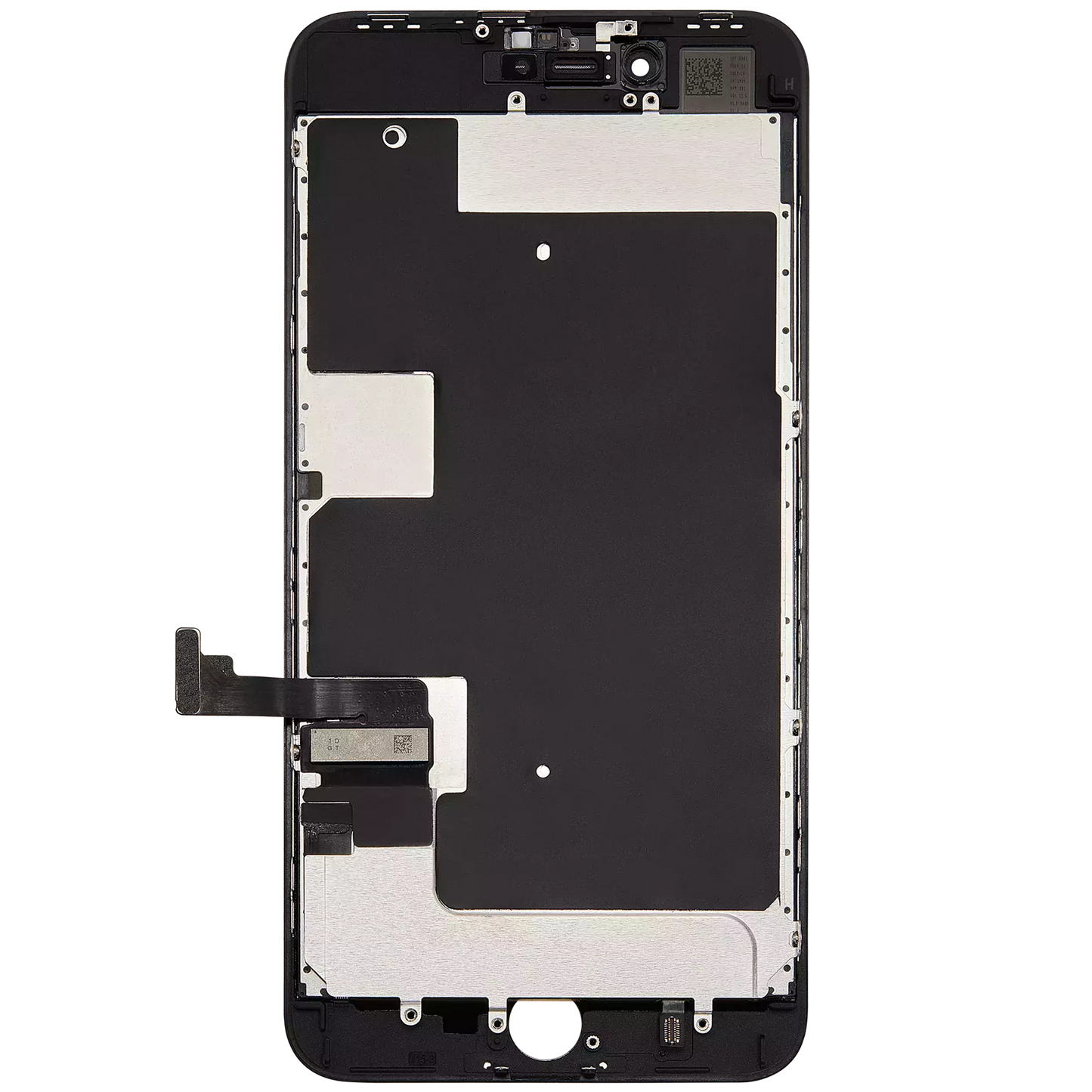 LCD Assembly With Steel Plate For iPhone 8 Plus (Aftermarket Pro: XO7 Incell) (Black)