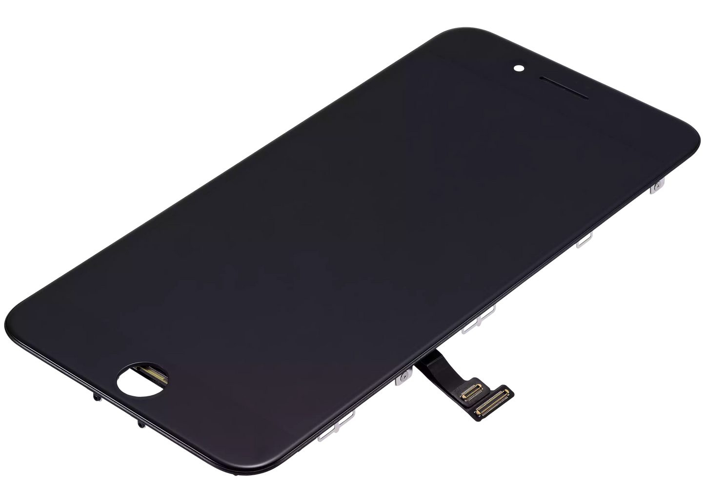 LCD Assembly With Steel Plate For iPhone 8 Plus (Aftermarket Pro: XO7 Incell) (Black)