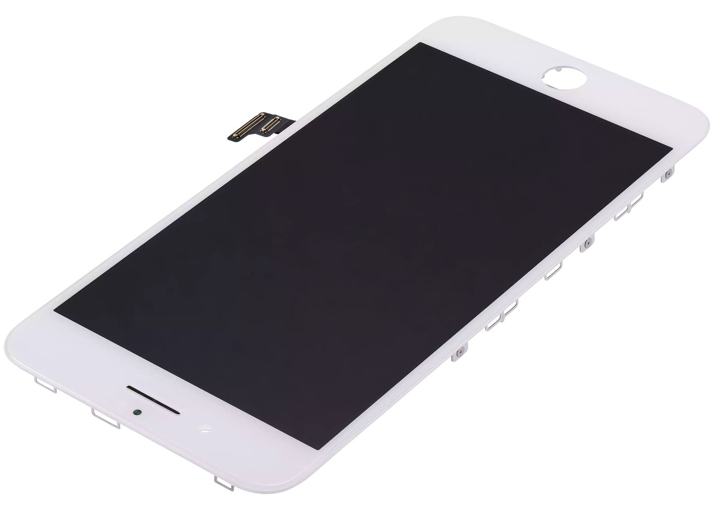 LCD Assembly With Steel Plate For iPhone 8 Plus (Aftermarket Pro: XO7 Incell) (White)