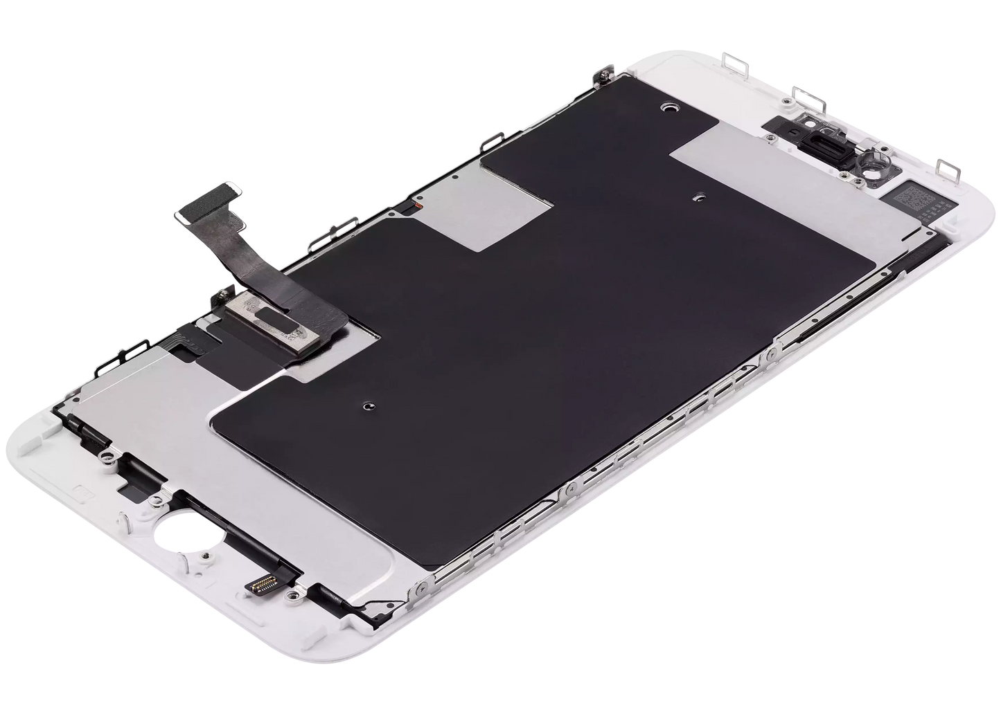 LCD Assembly With Steel Plate For iPhone 8 Plus (Aftermarket Pro: XO7 Incell) (White)