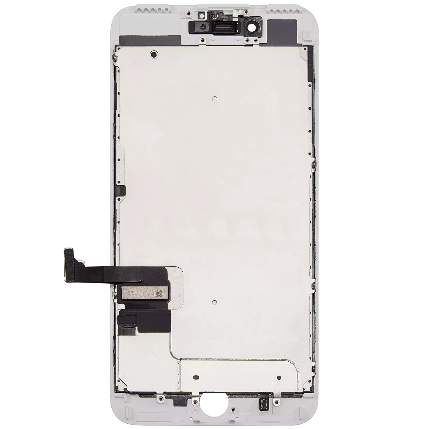 LCD Assembly With Steel Plate For iPhone 7 Plus (Refurbished: LG) (White)
