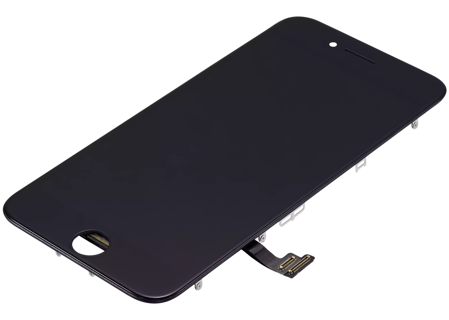 LCD Assembly With Steel Plate For iPhone 7 (Refurbished) (Black)