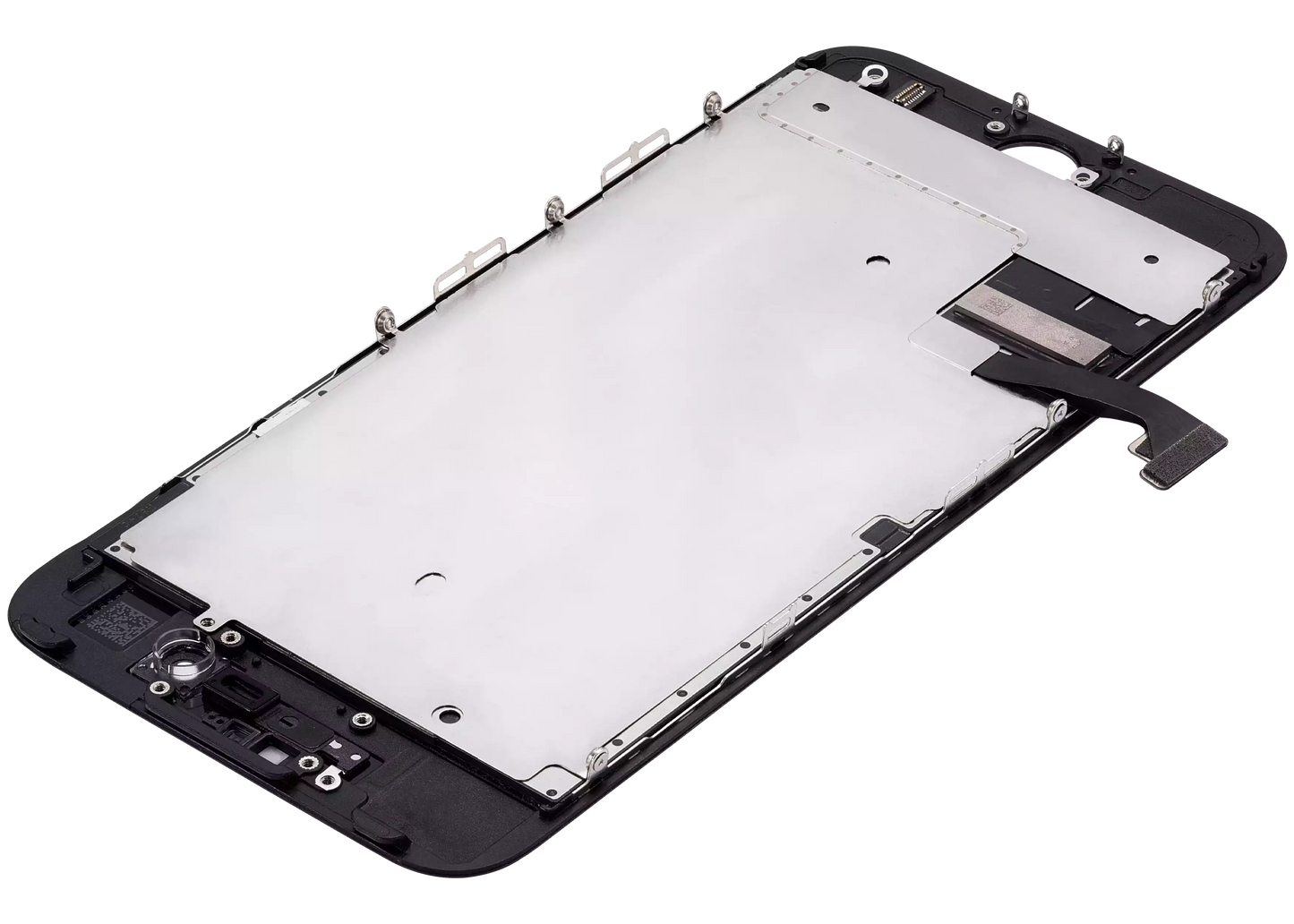 LCD Assembly With Steel Plate For iPhone 7 (Aftermarket Pro: XO7 Incell) (Black)