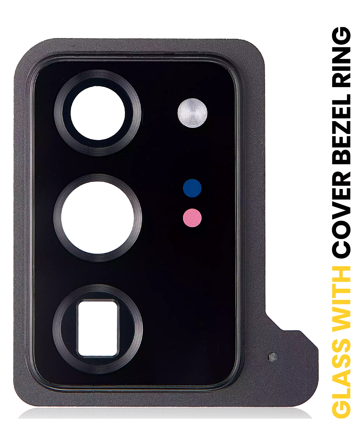 Back Camera Lens With Cover Bezel Ring For Samsung Galaxy Note 20 Ultra (Mystic Black)