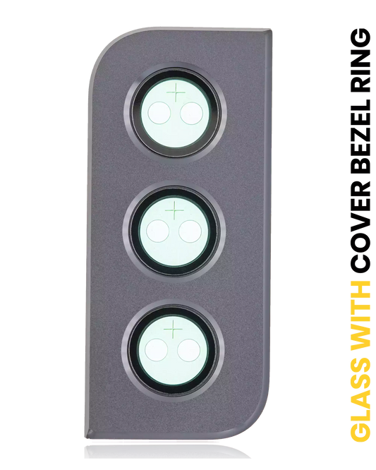 Back Camera Lens With Cover Bezel Ring For Samsung Galaxy S21 5G (Phantom Gray)