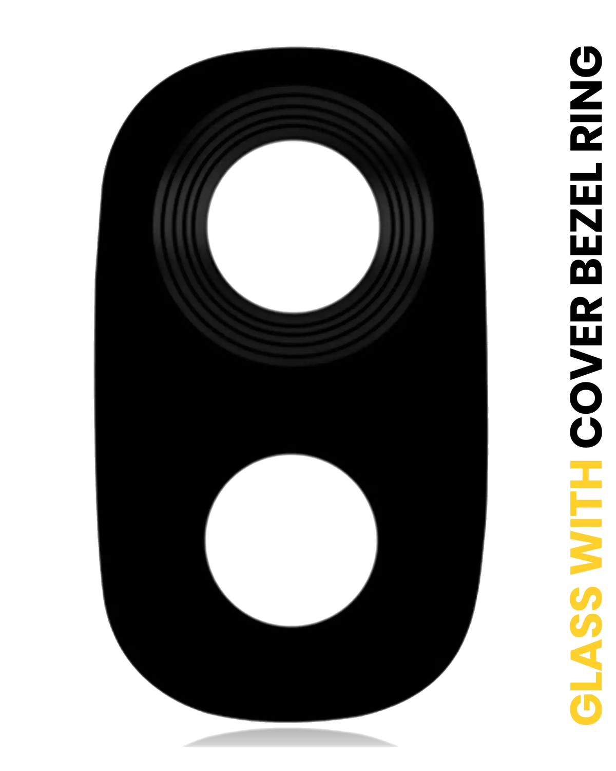 Back Camera Lens With Bezel Ring For Samsung Galaxy J3 (J337 / 2018) (Black) | Samsung Galaxy J3 (J337 / 2018) Replacement Parts | product image 1
