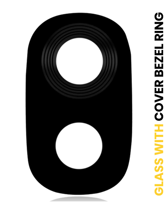 Back Camera Lens With Bezel Ring For Samsung Galaxy J3 (J337 / 2018) (Black) | Samsung Galaxy J3 (J337 / 2018) Replacement Parts | product image 1