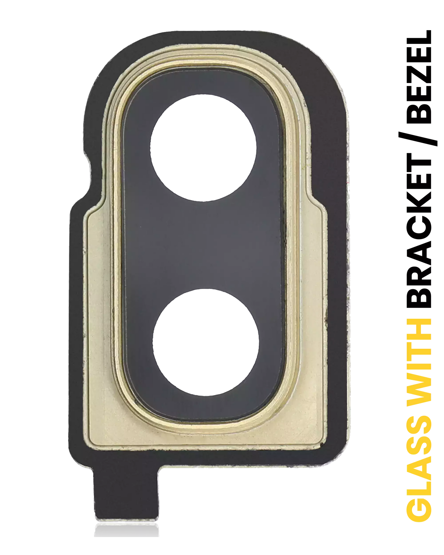Back Camera Lens With Bracket / Bezel For Samsung Galaxy Z Flip 4G (F700) / Z Flip 5G (F707) (Mirror Gold） - Main View