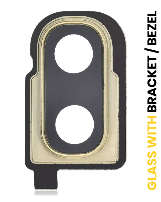Back Camera Lens With Bracket / Bezel For Samsung Galaxy Z Flip 4G (F700) / Z Flip 5G (F707) (Mirror Gold） - Main View