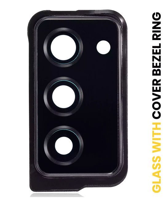 Premium quality Back Camera Lens With Cover Bezel Ring For Samsung Galaxy Z Fold 2 5G (F916) (Mystic Black) part