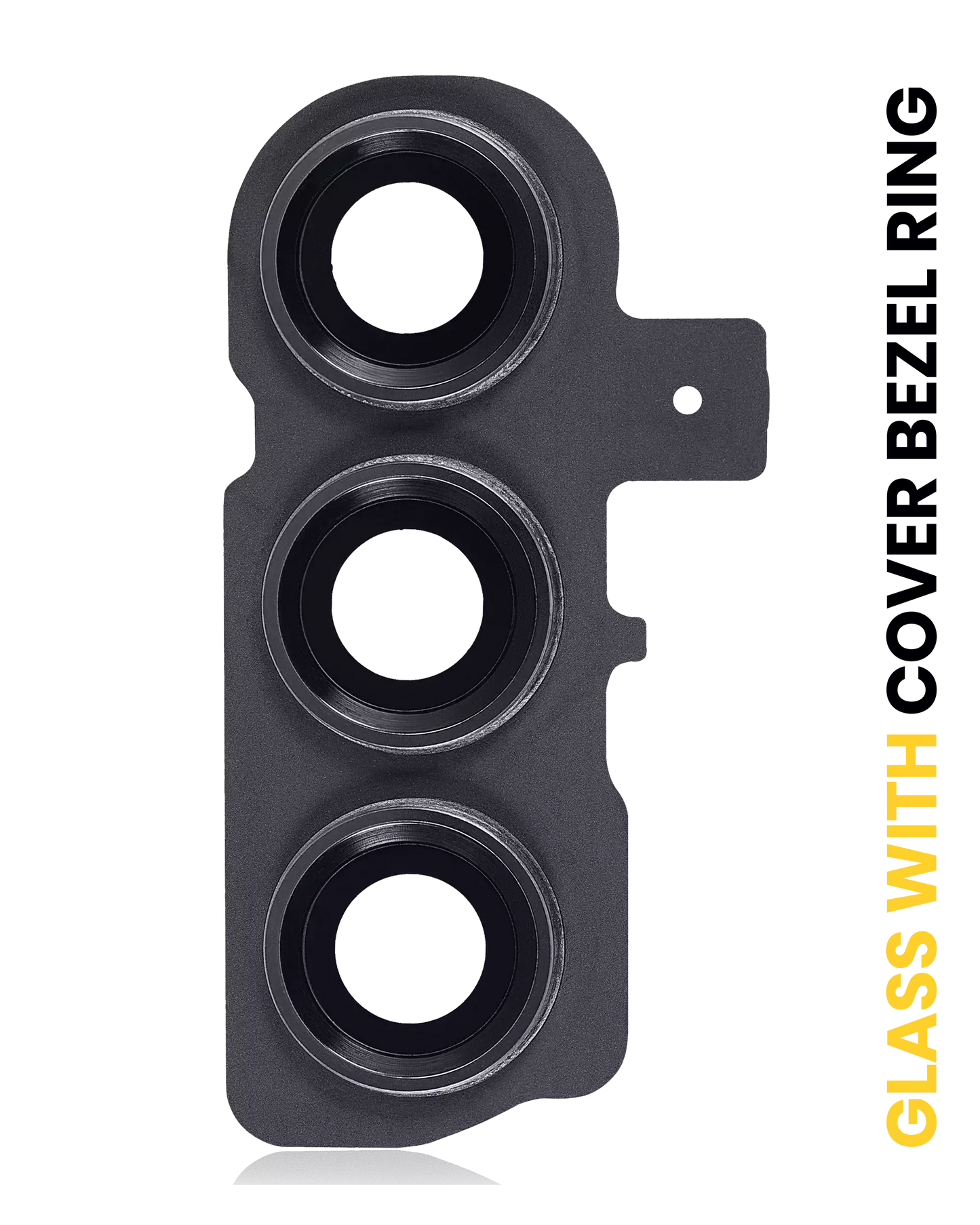 Back Camera Lens With Cover Bezel Ring For Samsung Galaxy S23 5G / S23 Plus 5G (Phantom Black)