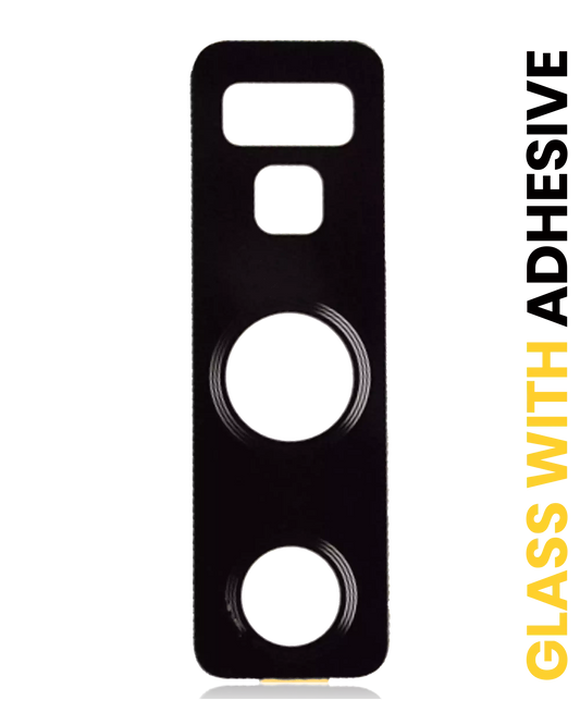 Back Camera Lens With Adhesive For Samsung Galaxy Note 9 (10 Pack) (Midnight Black)