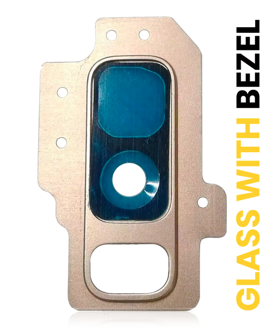 Back Camera Lens With Bezel For Samsung Galaxy S9 Plus (Sunrise Gold)