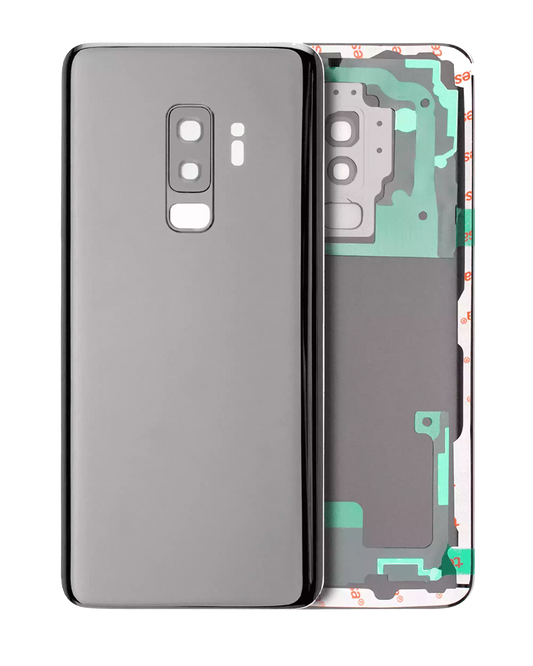 Back Cover Glass With Camera Lens For Samsung Galaxy S9 Plus (Service Pack) (Titanium Gray)