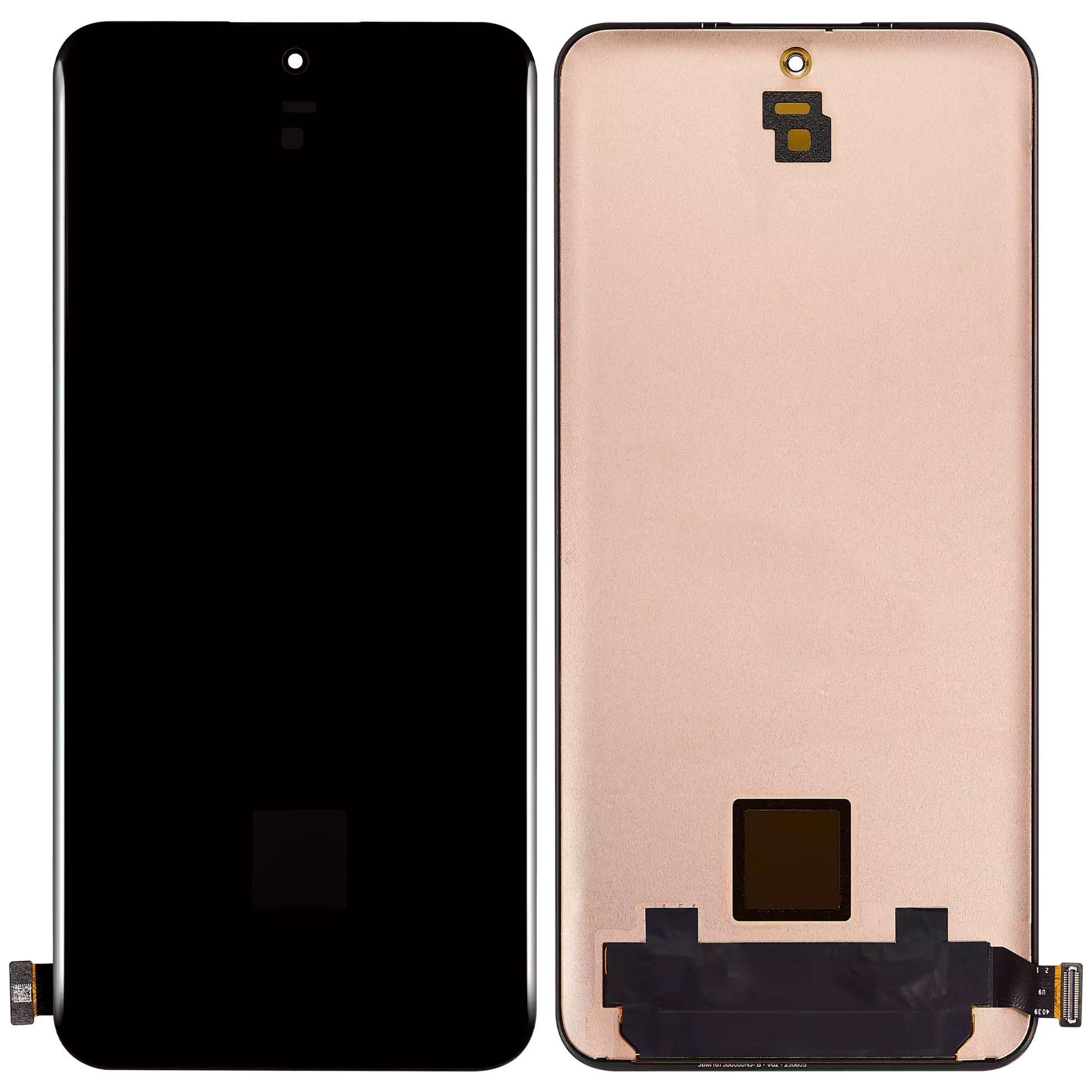OLED Assembly Without Frame For Xiaomi 14 Pro (Refurbished) (All Colors) – phone repair part product angle – OLED Display Replacement for phone repair