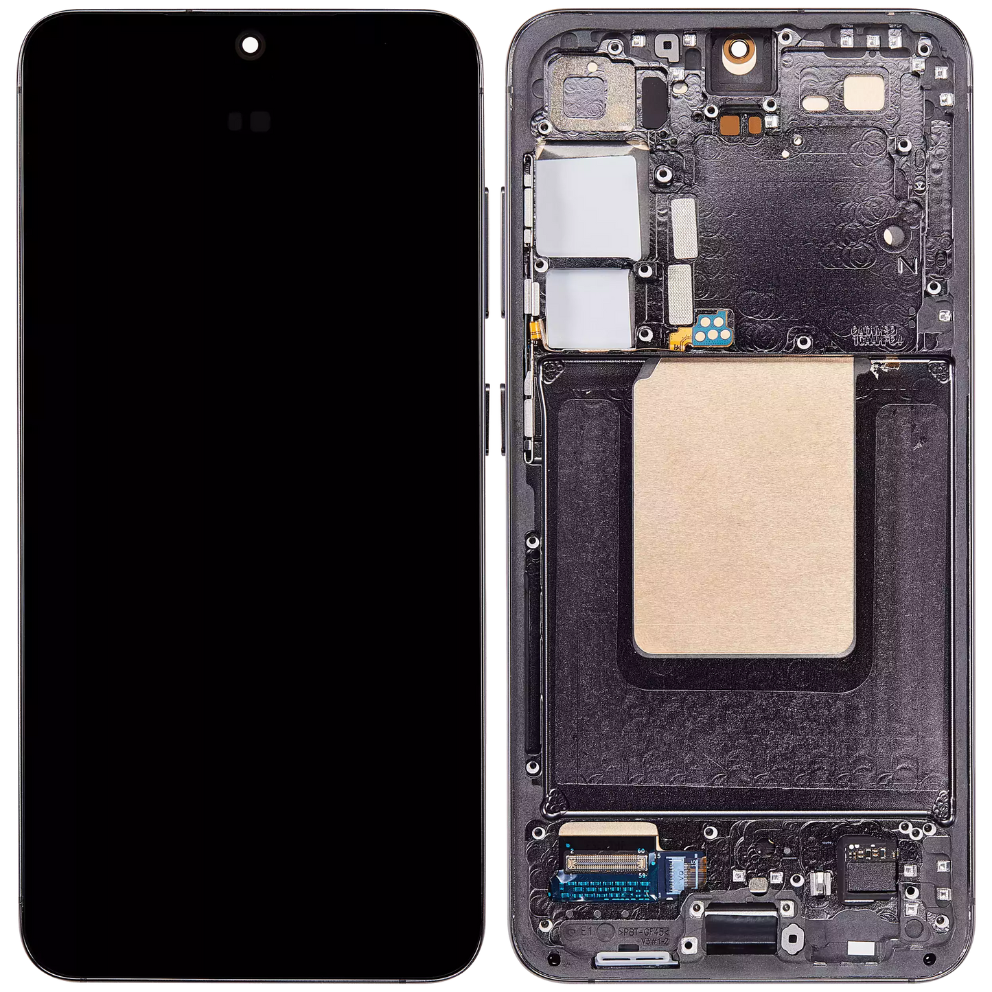 OLED Assembly With Frame For Samsung Galaxy S24 5G (US & International Version) (Refurbished) (Onyx Black)