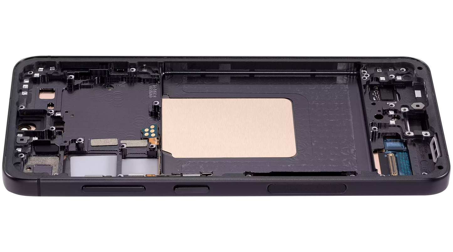 OLED Assembly With Frame For Samsung Galaxy S24 5G (US & International Version) (Refurbished) (Onyx Black)