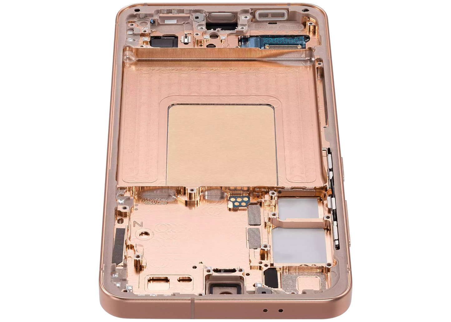 OLED Assembly With Frame For Samsung Galaxy S24 5G (US & International Version) (Refurbished) (Sandstone Orange)