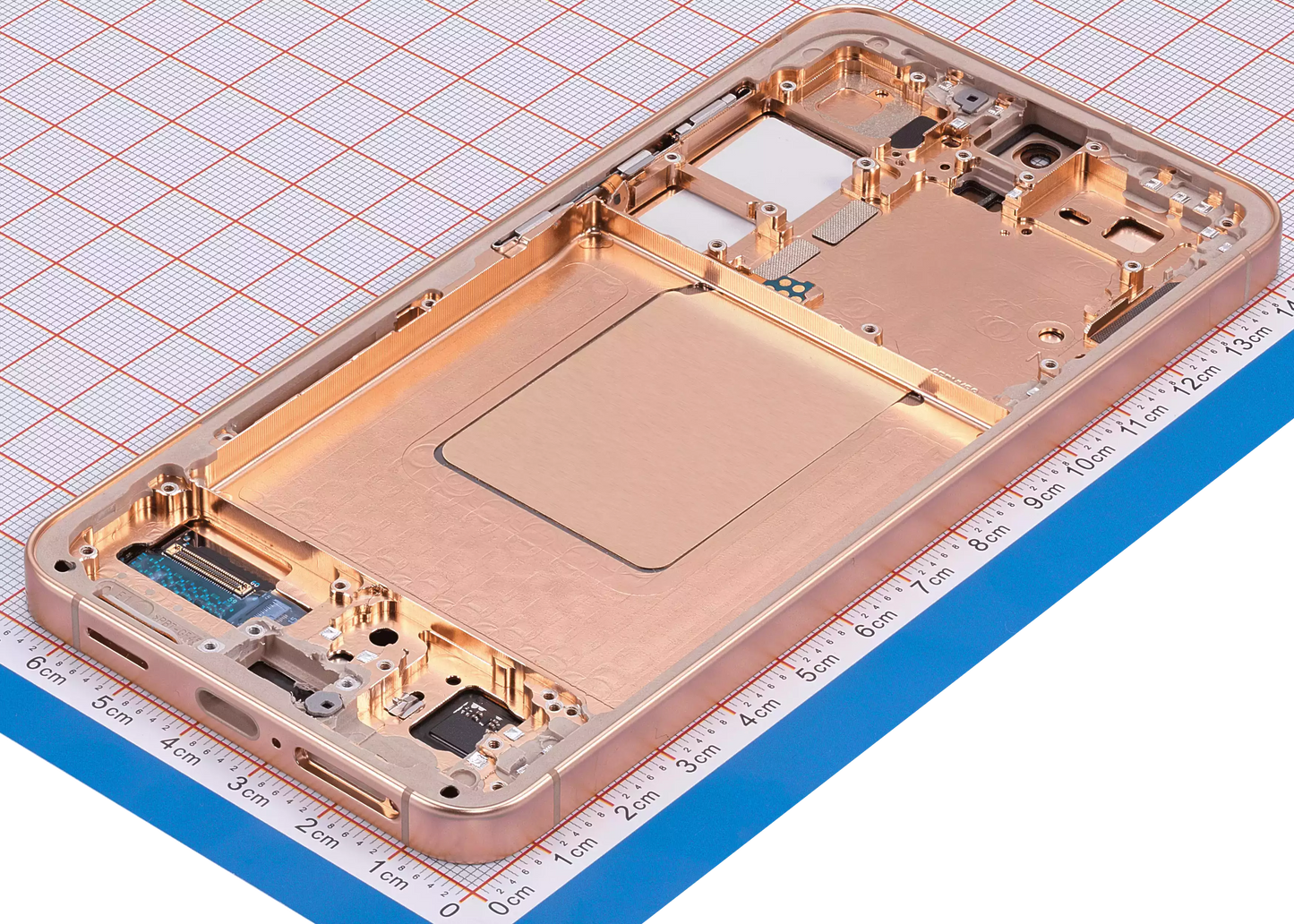 OLED Assembly With Frame For Samsung Galaxy S24 5G (US & International Version) (Refurbished) (Sandstone Orange)