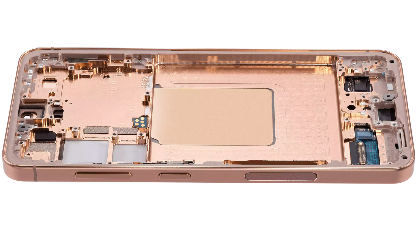 OLED Assembly With Frame For Samsung Galaxy S24 5G (US & International Version) (Refurbished) (Sandstone Orange)