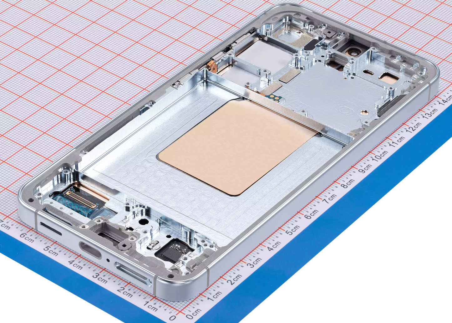 OLED Assembly With Frame For Samsung Galaxy S24 5G (US & International Version) (Refurbished) (Sapphire Blue)