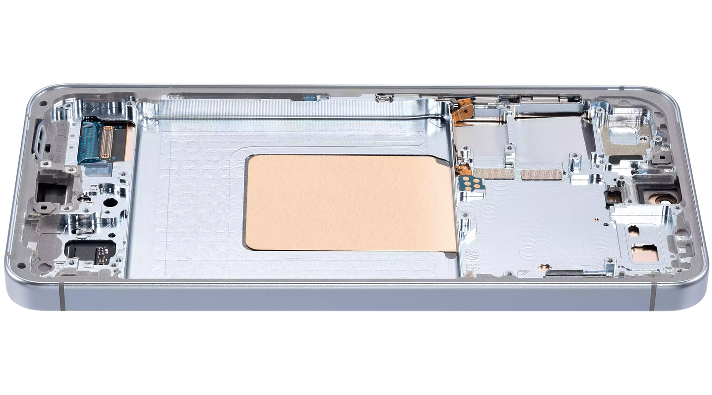OLED Assembly With Frame For Samsung Galaxy S24 5G (US & International Version) (Refurbished) (Sapphire Blue)