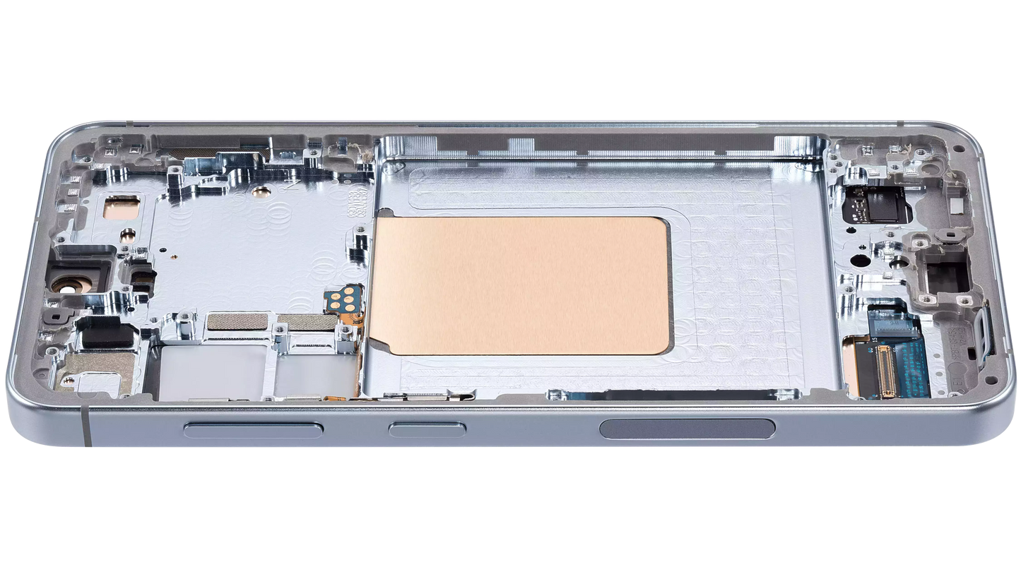 OLED Assembly With Frame For Samsung Galaxy S24 5G (US & International Version) (Refurbished) (Sapphire Blue)