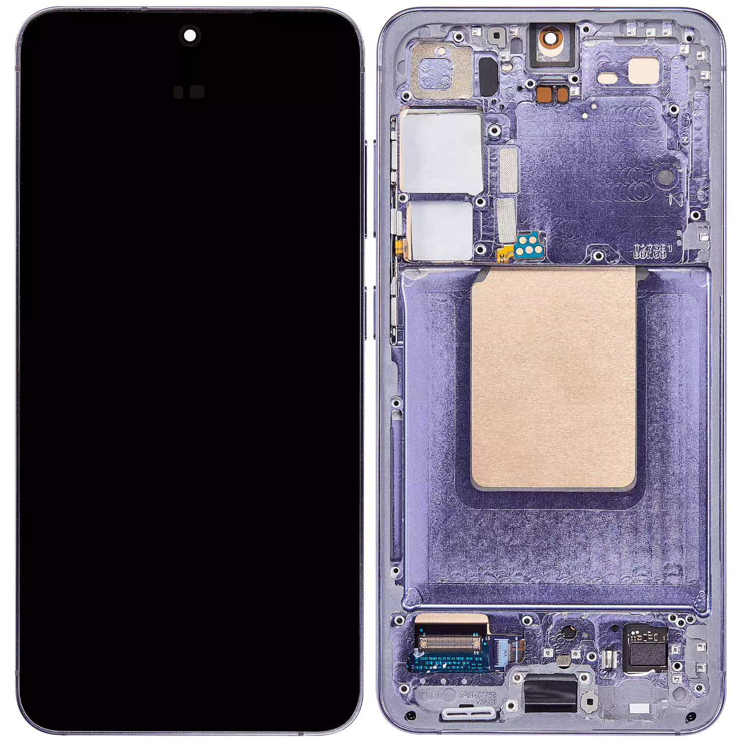OLED Assembly With Frame For Samsung Galaxy S24 5G (US & International Version) (Refurbished) (Cobalt Violet)