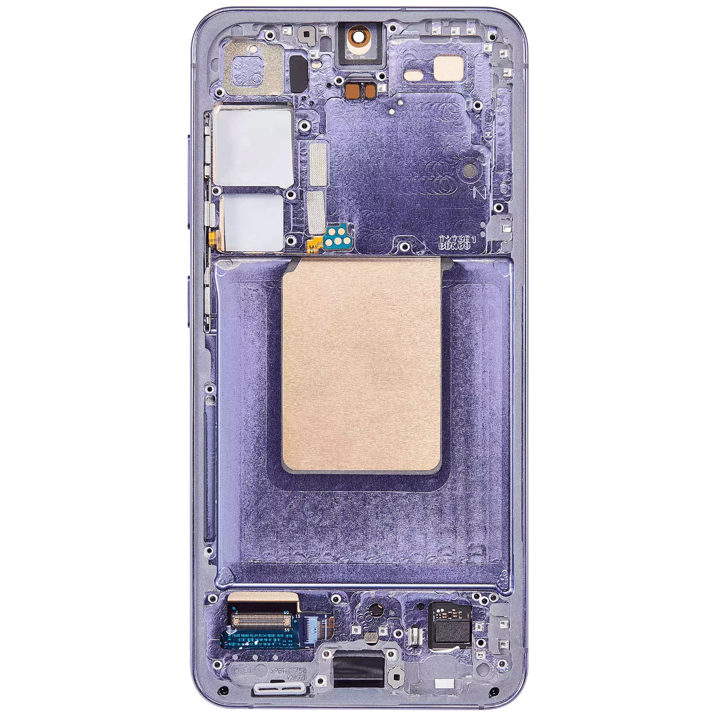 OLED Assembly With Frame For Samsung Galaxy S24 5G (US & International Version) (Refurbished) (Cobalt Violet)