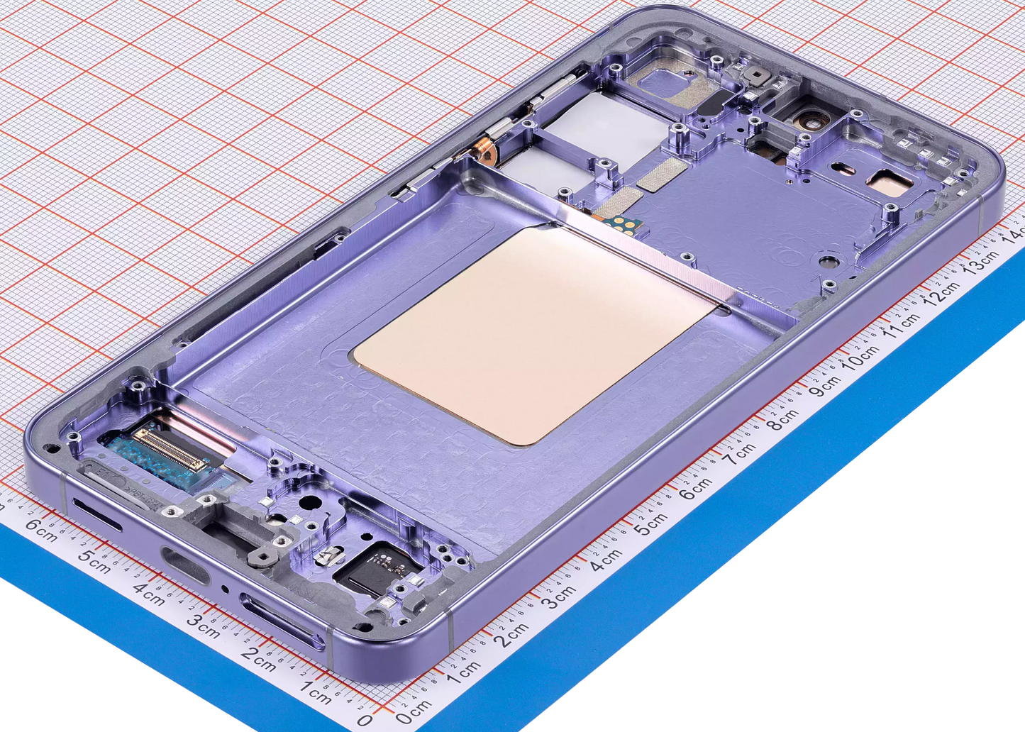 OLED Assembly With Frame For Samsung Galaxy S24 5G (US & International Version) (Refurbished) (Cobalt Violet)