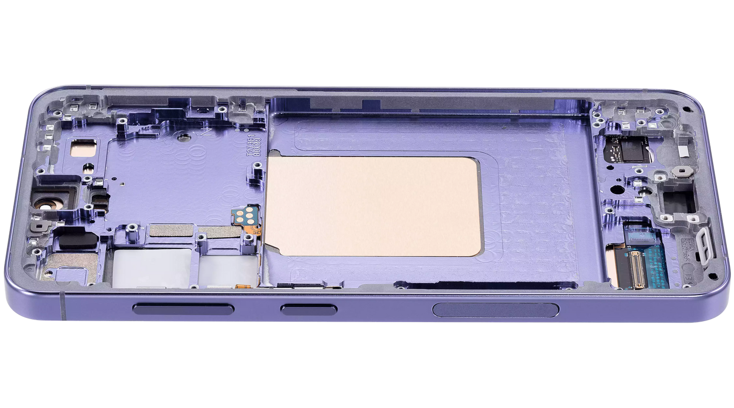 OLED Assembly With Frame For Samsung Galaxy S24 5G (US & International Version) (Refurbished) (Cobalt Violet)