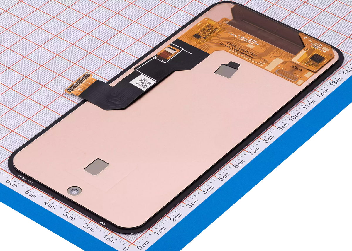 OLED Assembly Without Frame (Without Fingerprint Sensor) For Google Pixel 8A (Refurbished) (All Colors) - replacement part additional angle