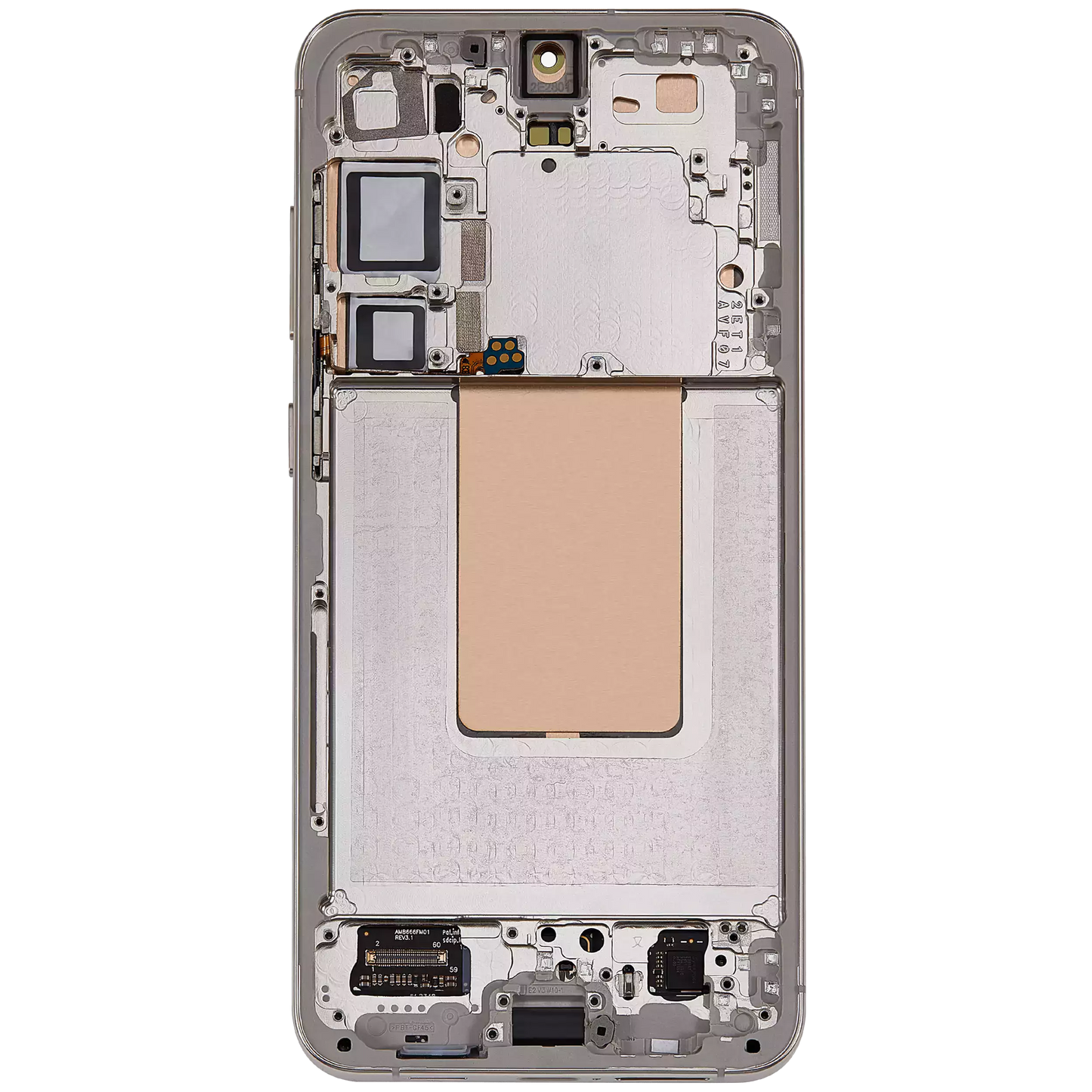 OLED Assembly With Frame For Samsung Galaxy S24 Plus 5G (US & International Version) (Refurbished) (Amber Yellow)