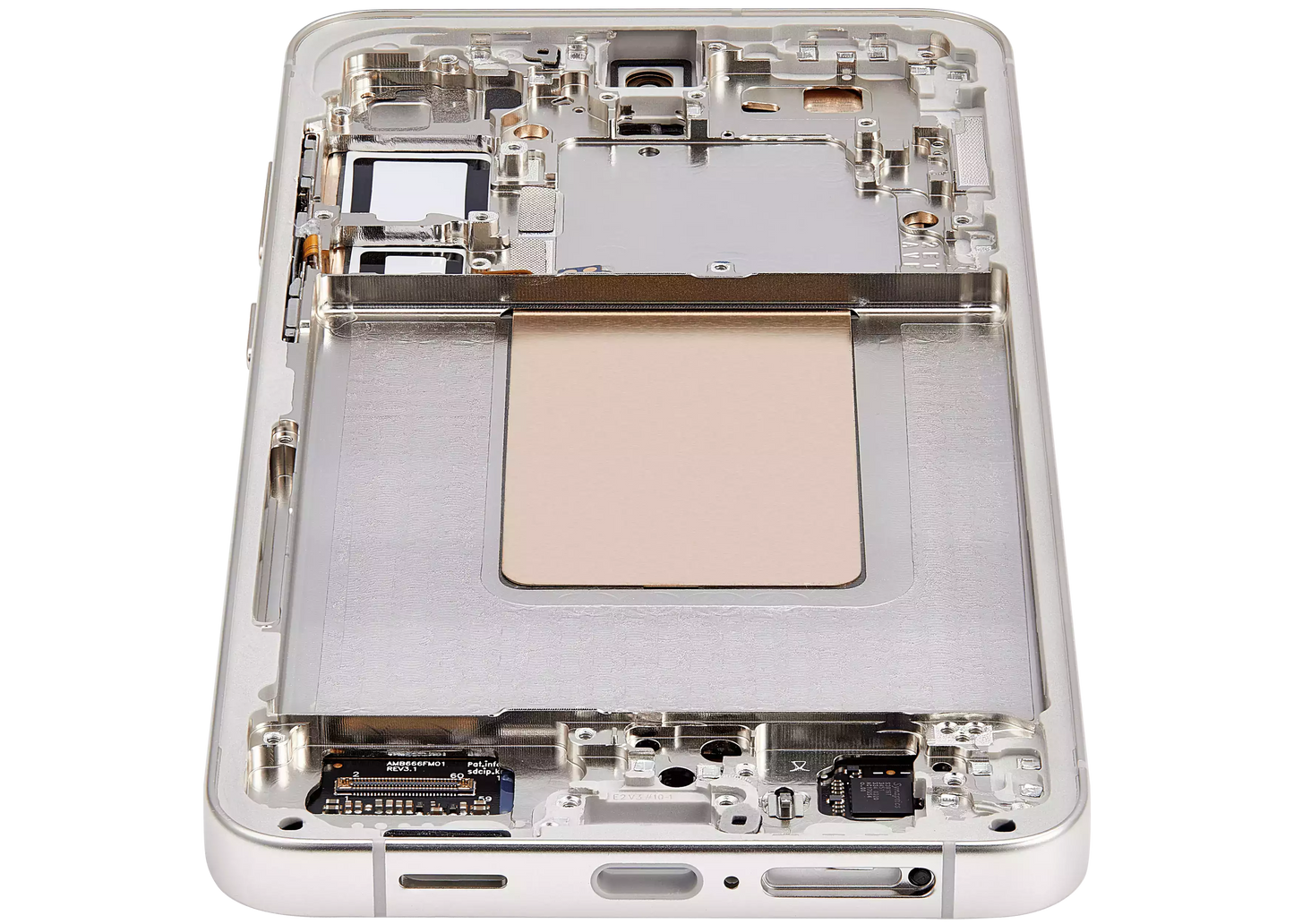 OLED Assembly With Frame For Samsung Galaxy S24 Plus 5G (US & International Version) (Refurbished) (Amber Yellow)