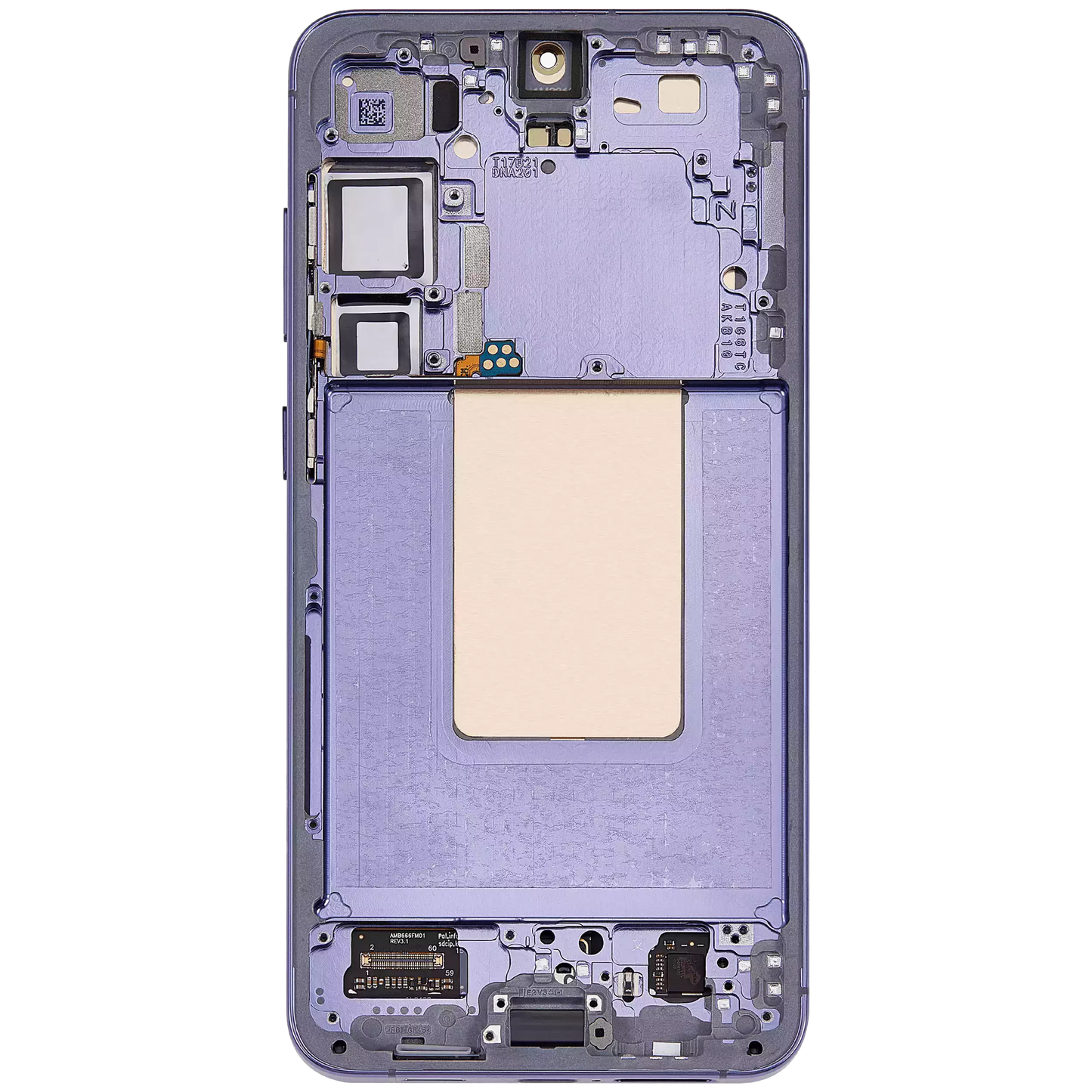 OLED Assembly With Frame For Samsung Galaxy S24 Plus 5G (US & International Version) (Refurbished) (Cobalt Violet)