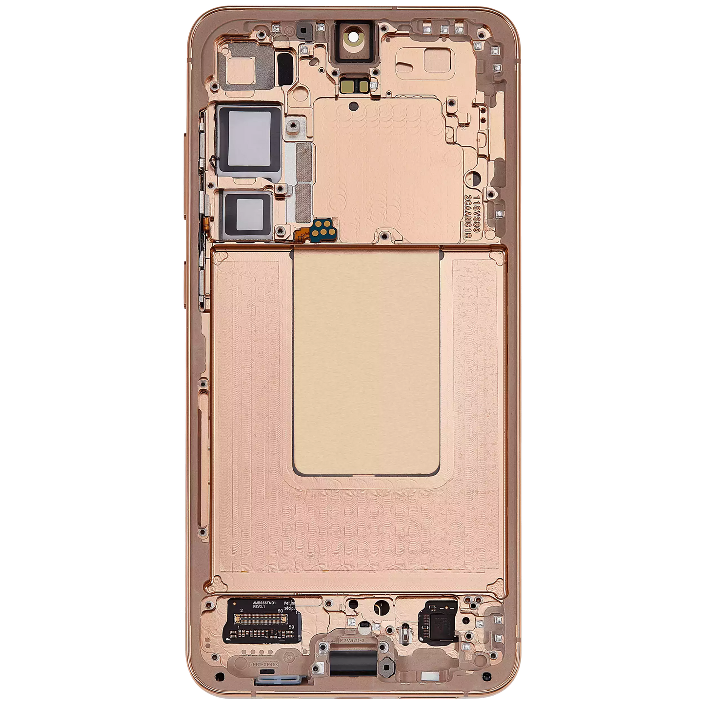 OLED Assembly With Frame For Samsung Galaxy S24 Plus 5G (US & International Version) (Refurbished) (Sandstone Orange)