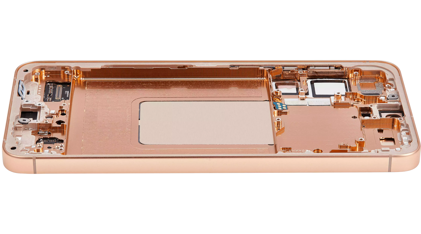 OLED Assembly With Frame For Samsung Galaxy S24 Plus 5G (US & International Version) (Refurbished) (Sandstone Orange)