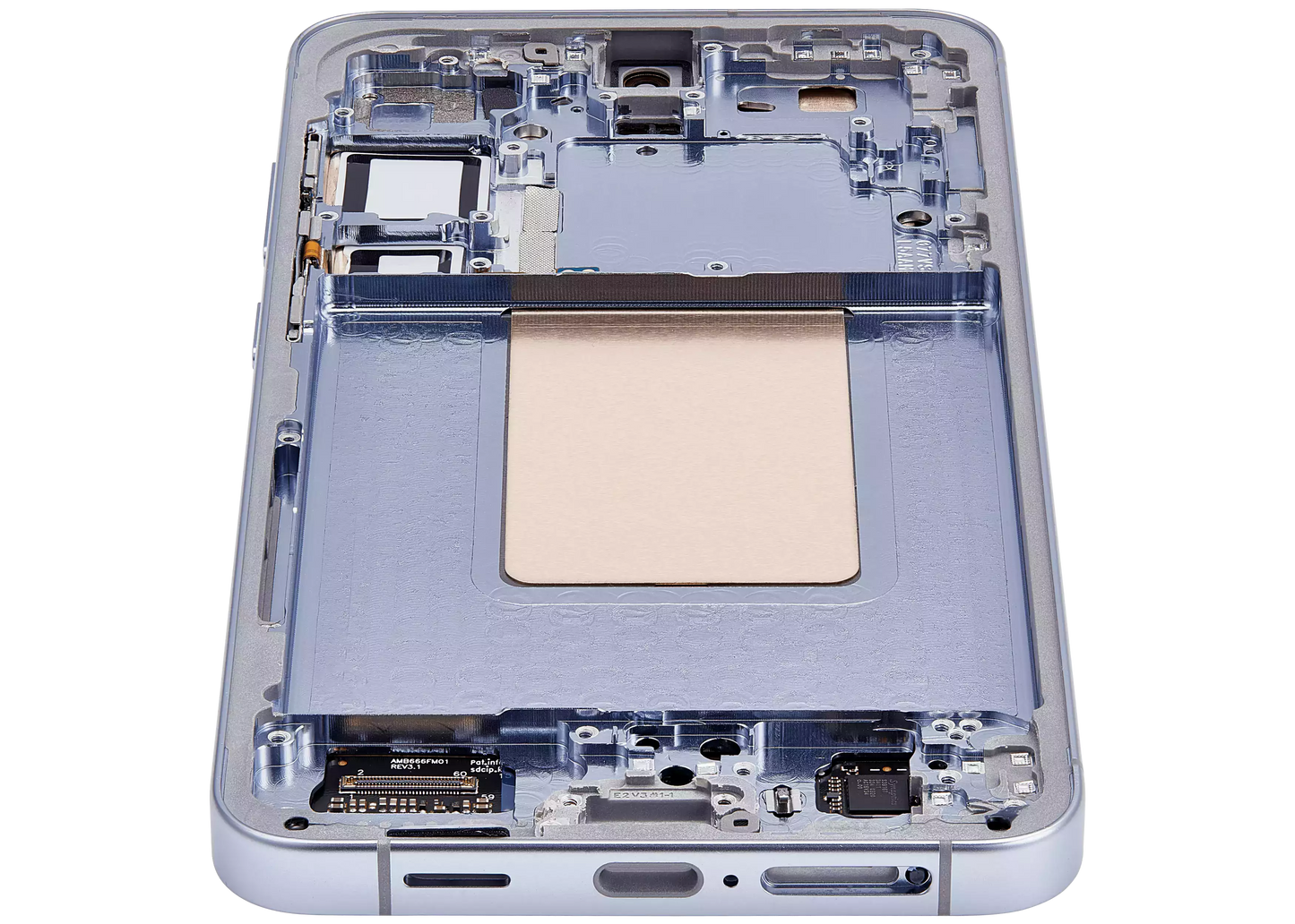 OLED Assembly With Frame For Samsung Galaxy S24 Plus 5G (US & International Version) (Refurbished) (Sapphire Blue)